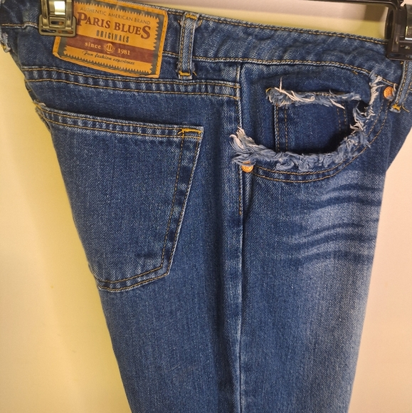 Paris Blues ,Button Front, Boot Cut Jeans Size 3 (junior) - Picture 3 of 8